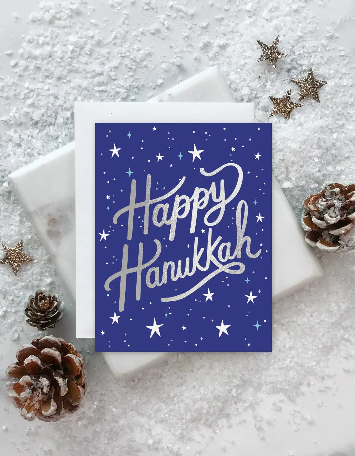 Idlewild Co. - Silver Star Happy Hanukkah Card - Box of 8 - ModernTribe