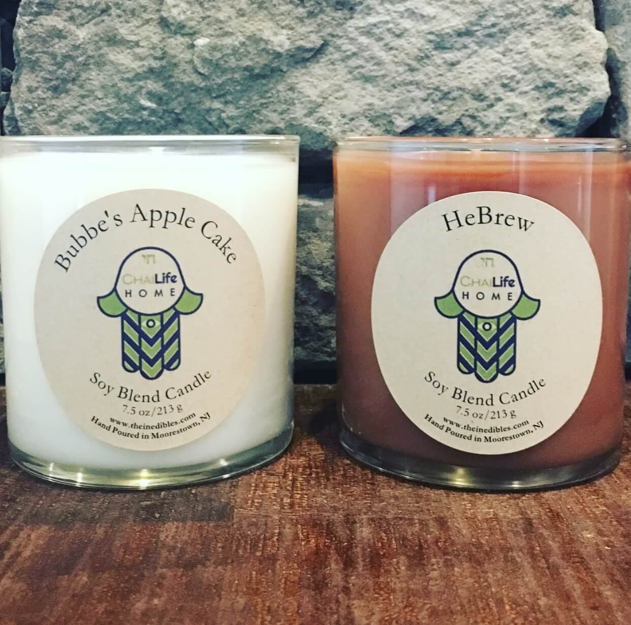Chai Life - Bubbe's Apple Cake + HeBrew Soy Blend Candle Set - ModernTribe