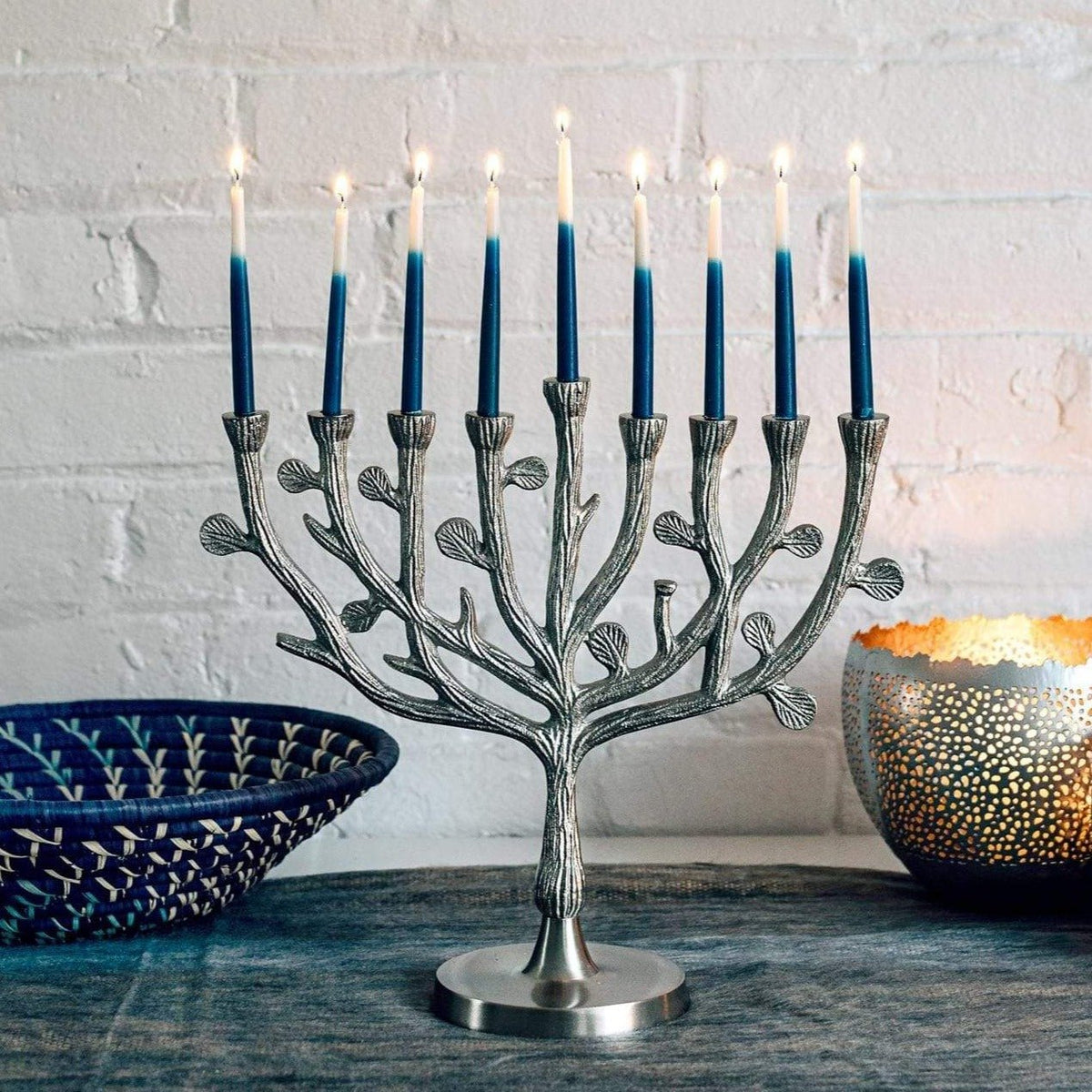 Ten Thousand Villages - Tree of Life Menorah by Ten Thousand Villages - ModernTribe