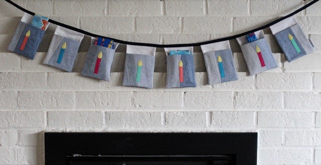 Memory Threads - Hanukkah Pocket Banner - Neon or Neutral - ModernTribe