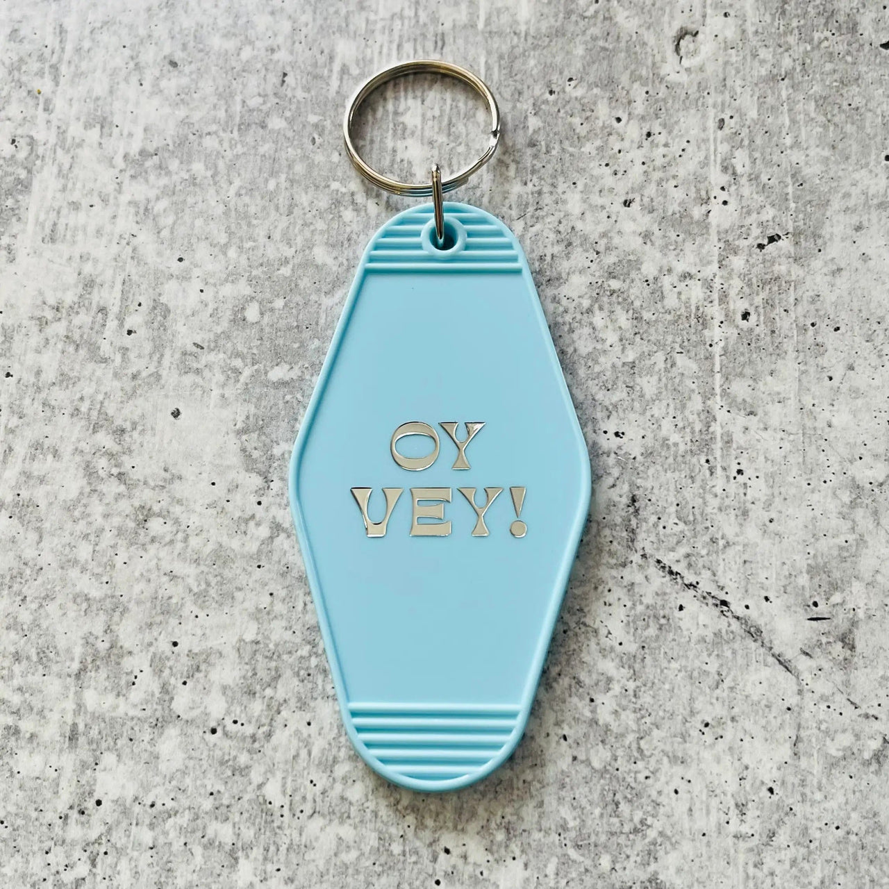 The Silver Spider - Retro Oy Vey Motel Keychain - ModernTribe