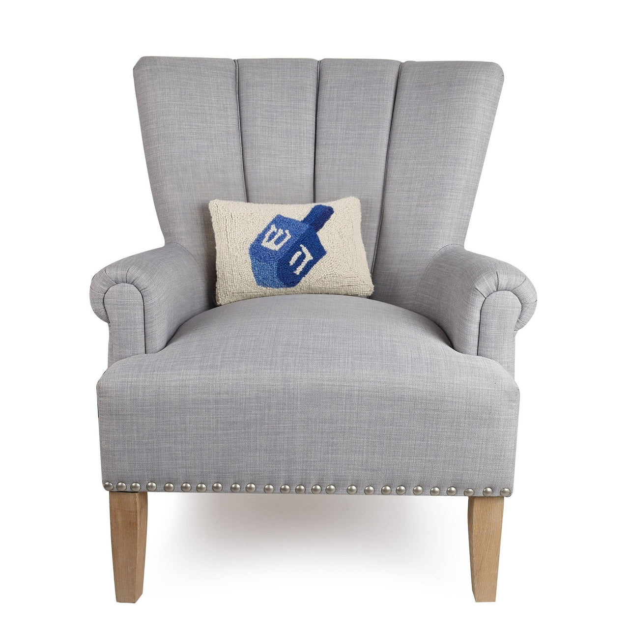 Peking Handicraft - Dreidel Hook Pillow - ModernTribe