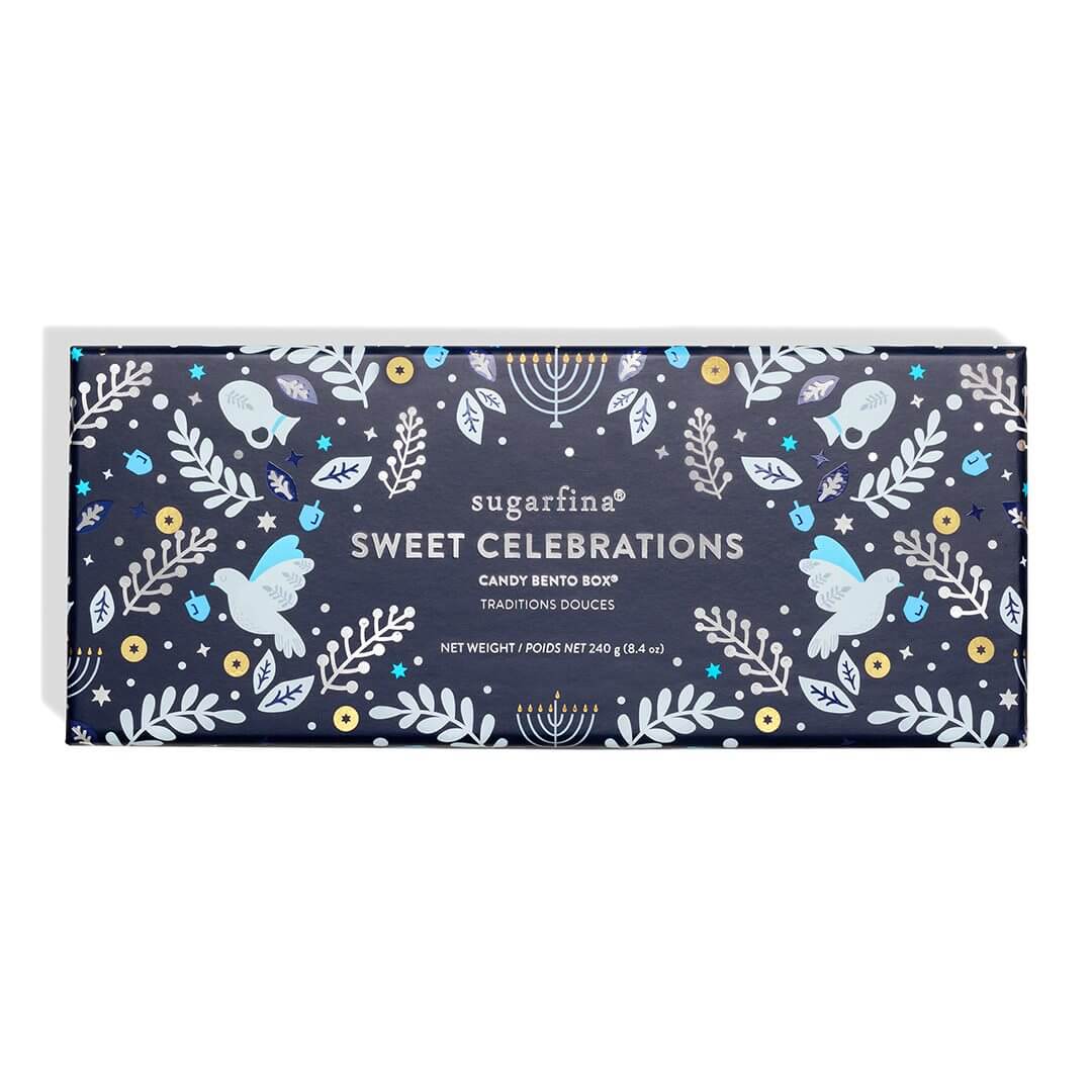 Sugarfina Candy Sweet Celebrations 3 Piece Hanukkah Bento Box