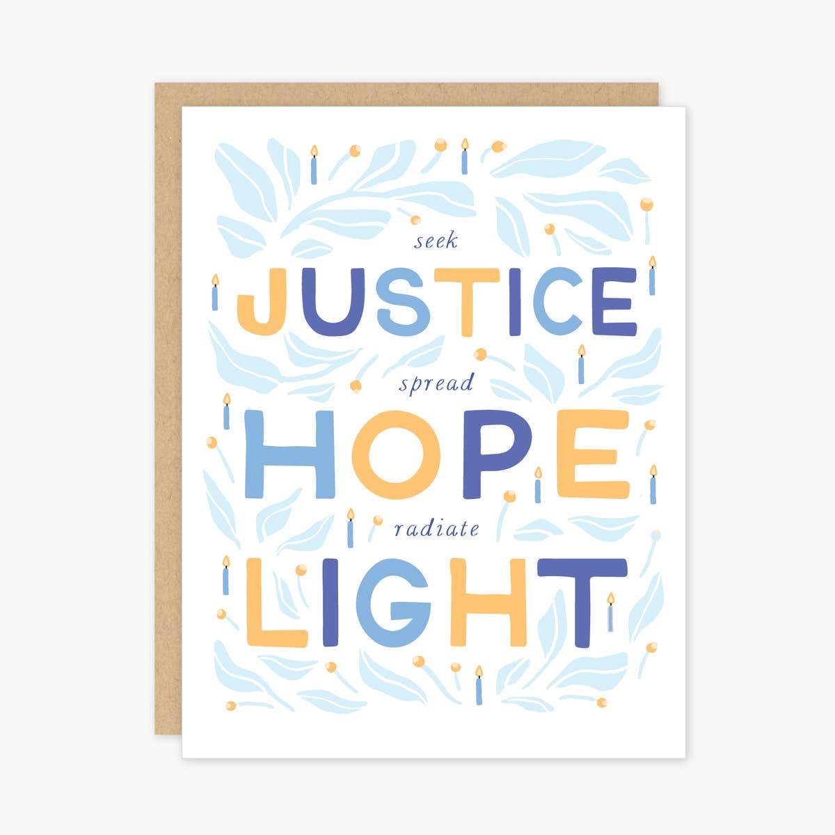 Party of One Cards Justice Hanukkah Cards - Box of 8