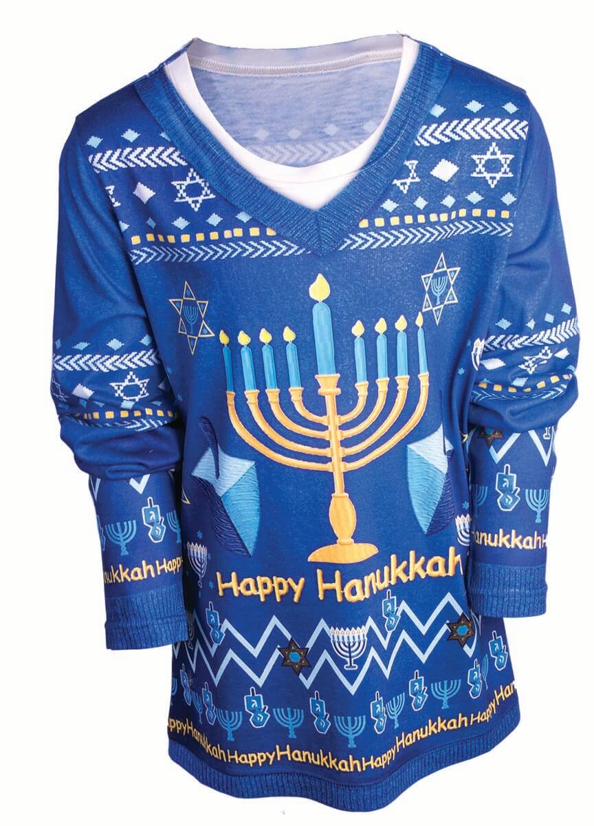 Forum Novelties - Photo Real Hanukkah Shirt - Kids - ModernTribe