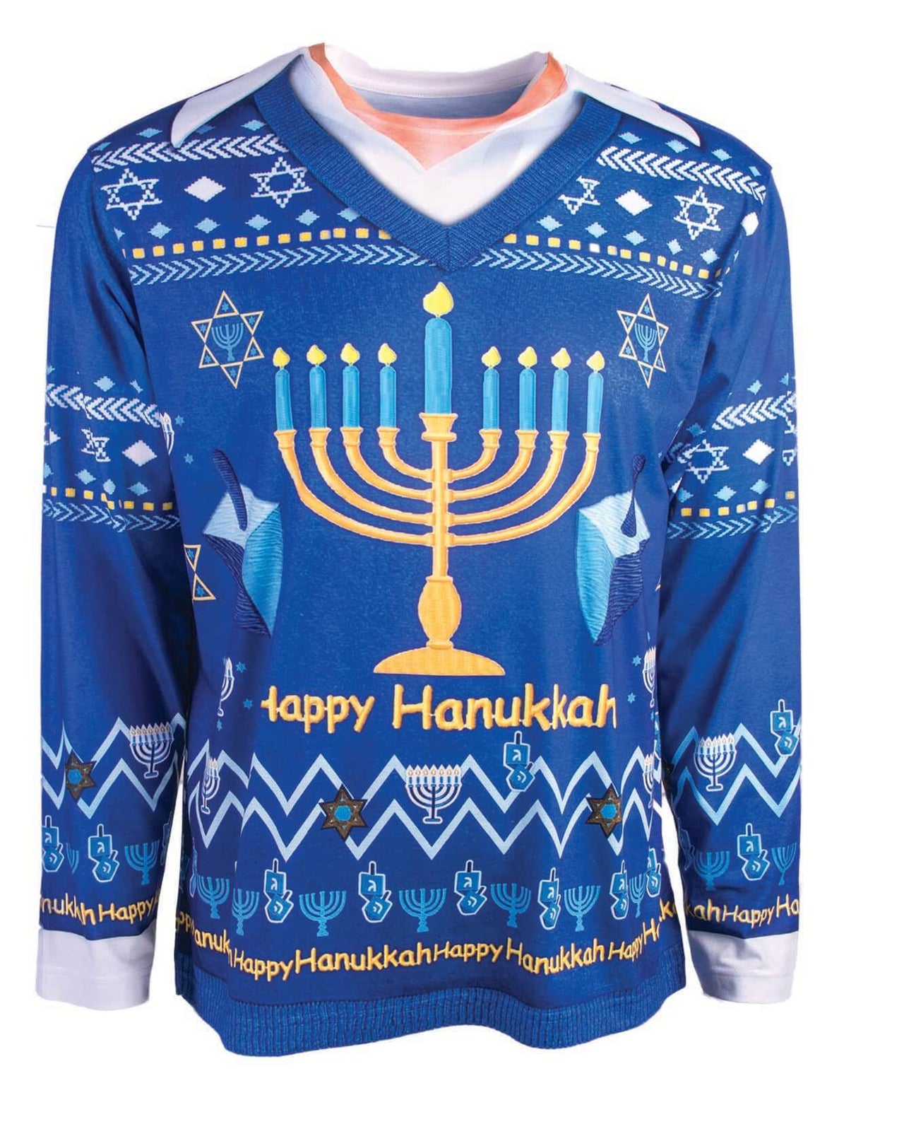 Forum Novelties - Photo Real Hanukkah Shirt - Unisex - ModernTribe