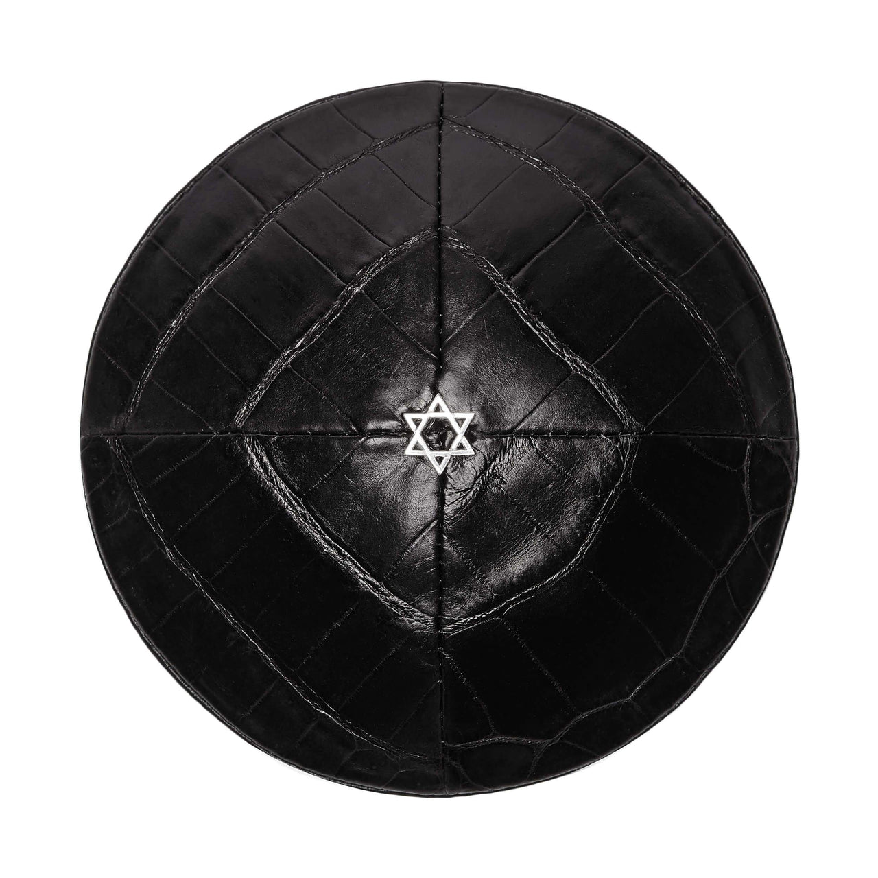 Koppel - Black Croco Star of David Kippah - ModernTribe