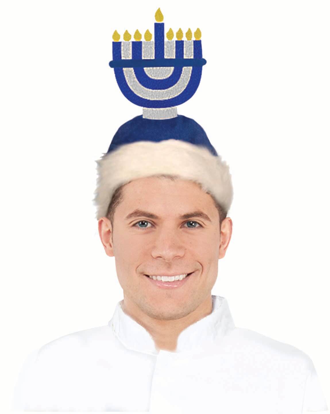 Forum Novelties - Menorah Hanukkah Hat - ModernTribe