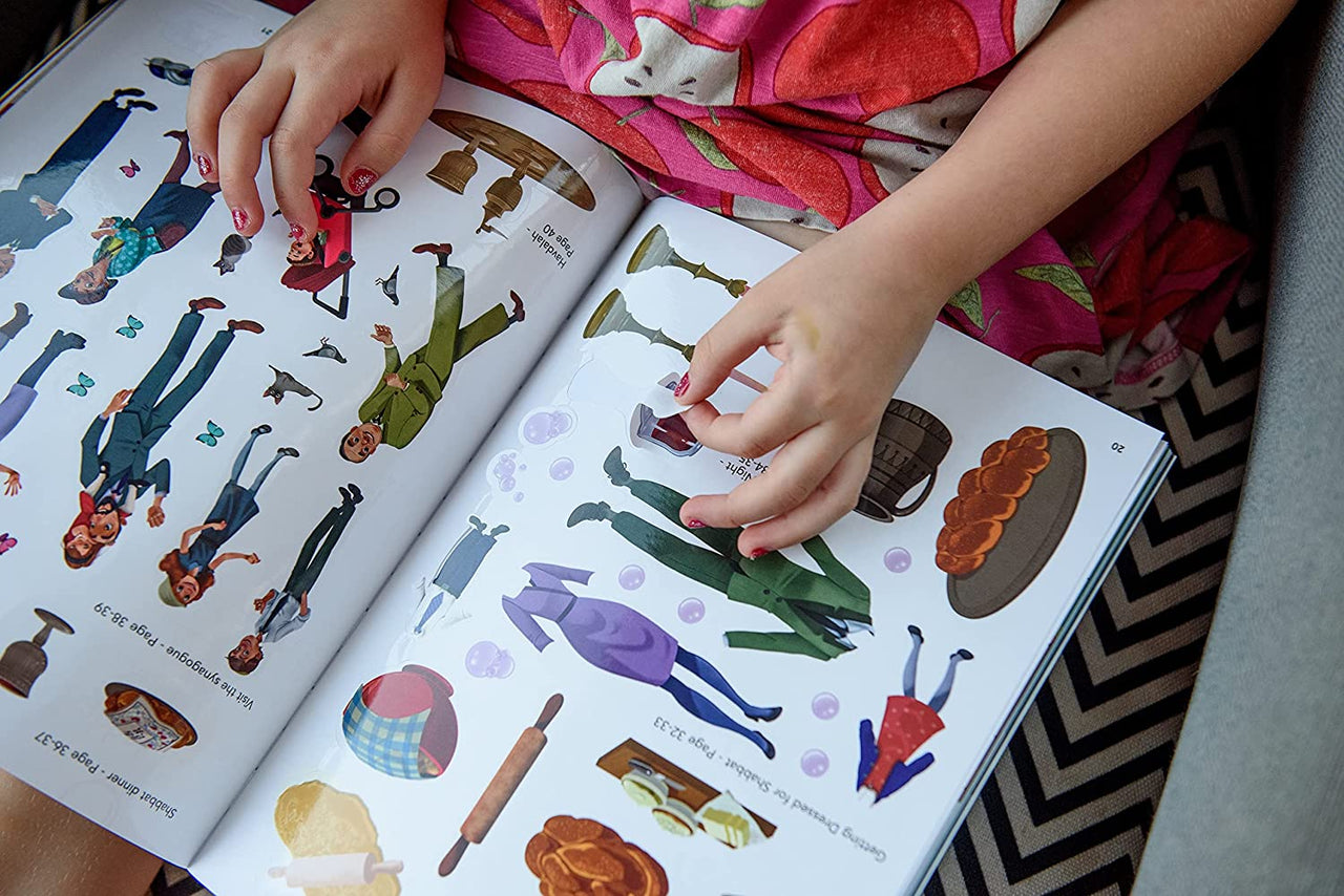 Ella and Noah - Ella and Noah Celebrate Shabbat: Sticker Activity Book - ModernTribe