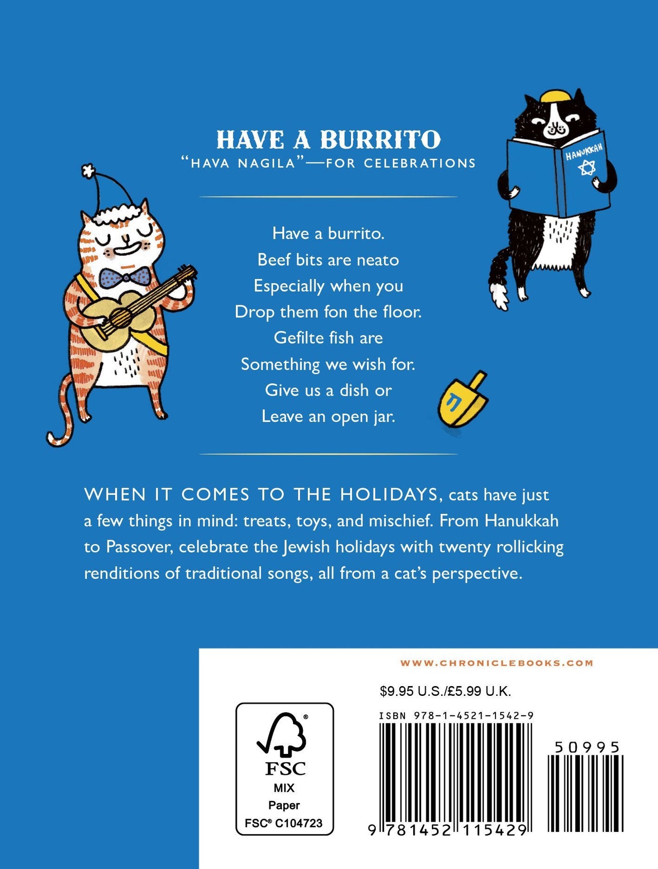 Hachette Book Group - Hanukcats: and Other Traditional Jewish Songs for Cats Book - ModernTribe