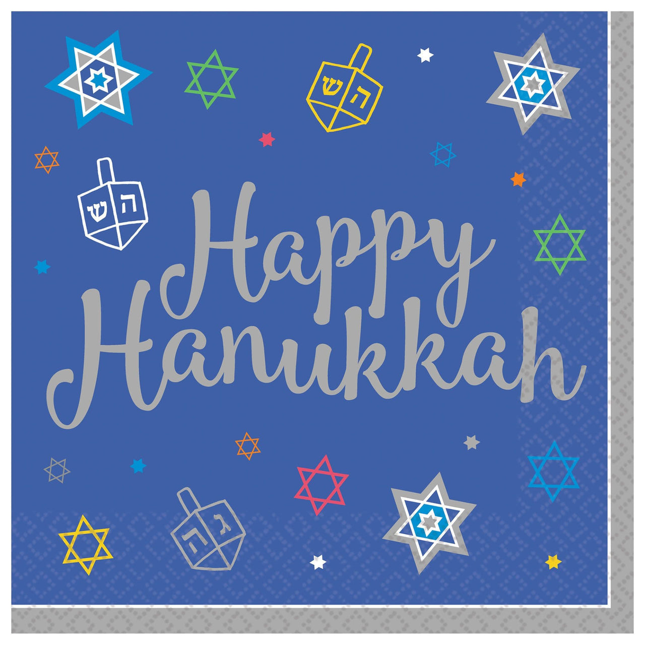 Amscan - Happy Hanukkah Dinner Napkins - Set of 36 - ModernTribe