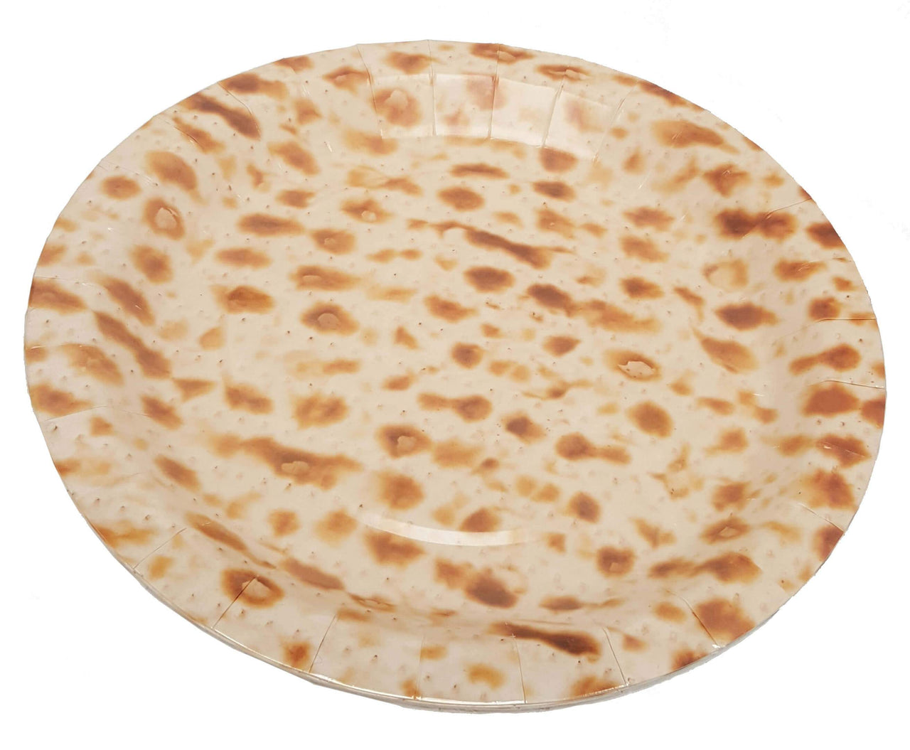 Davida - Matzah Print Paper Plates and Napkins Set - 16 Pieces - ModernTribe