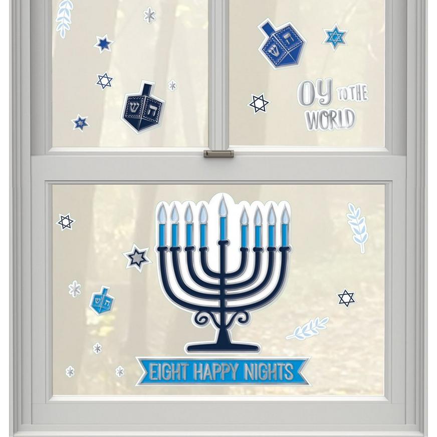 Amscan - Hanukkah Window Decorations - ModernTribe