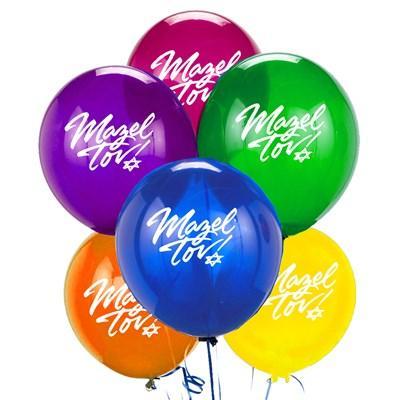 JET Decoration Multicolored Mazel Tov Balloons