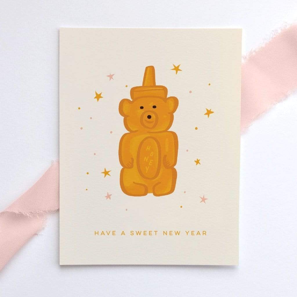 Modern Mitzvah Cards Sweet New Year Cards, Set of 6