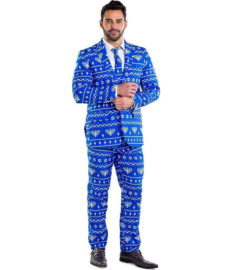 Tipsy Elves - Men's Lit Blazer and Tie by Tipsy Elves (Sizes 36 - 52) - ModernTribe