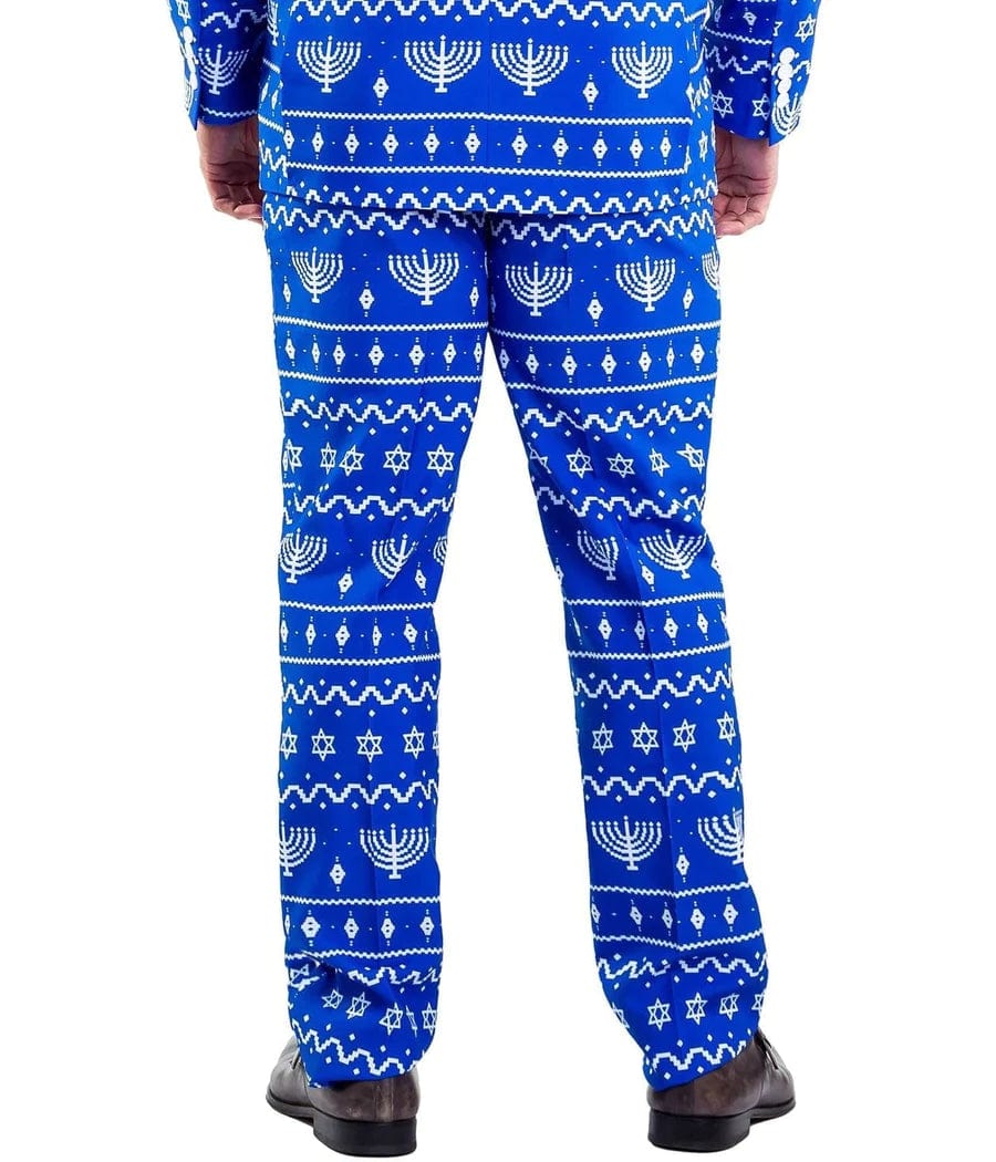 Tipsy Elves - The Lit Menorah Suit Pants by Tipsy Elves - ModernTribe