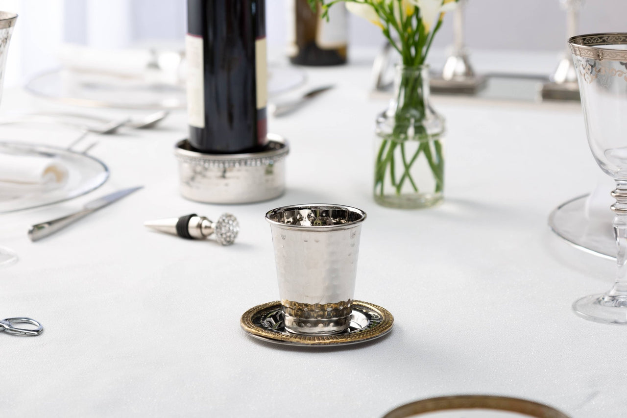 Classic Touch Decor - Kiddush Cup with Mosaic Design - ModernTribe