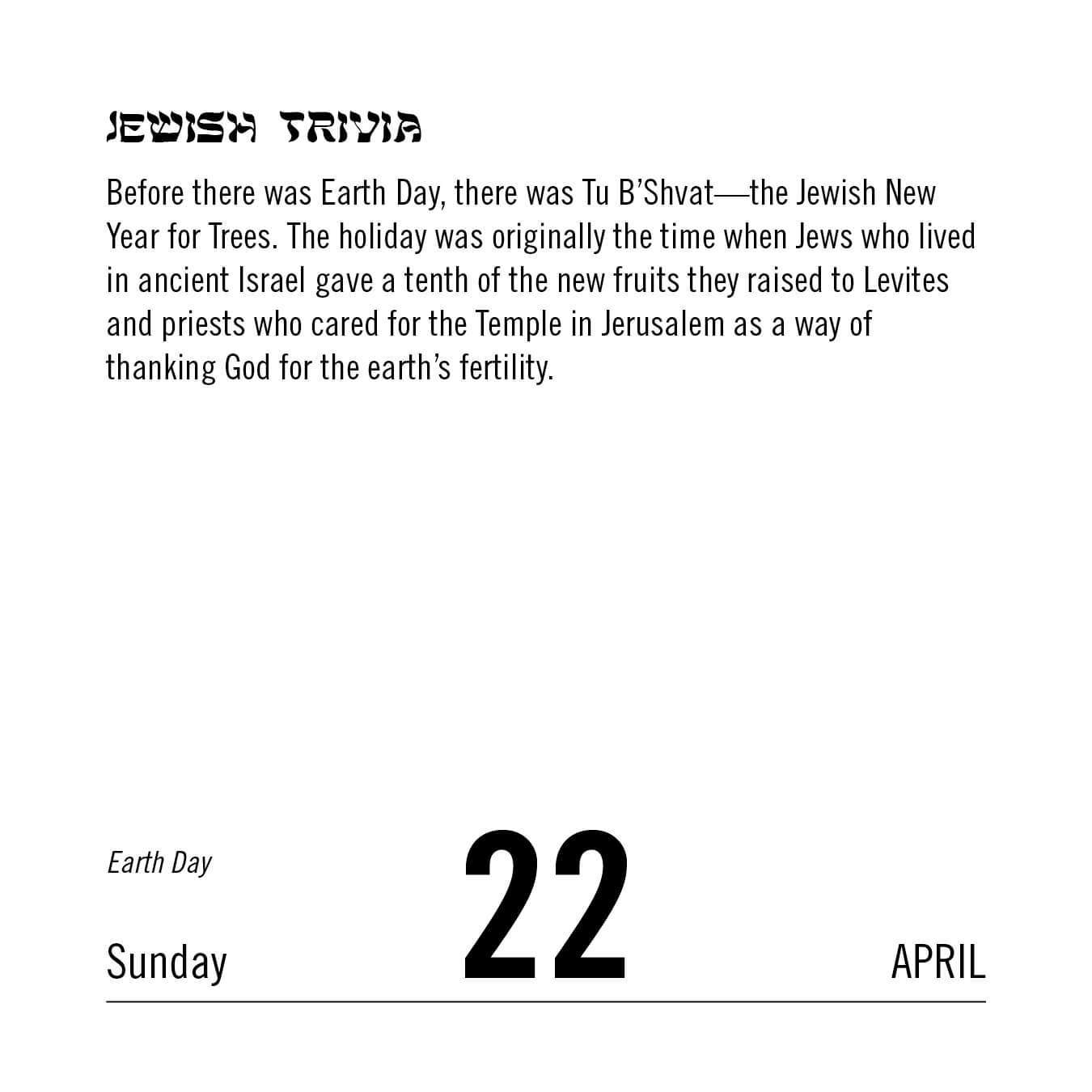 Other Calendar 365 Things to Love About Being Jewish Day-to-Day 2018 Calendar