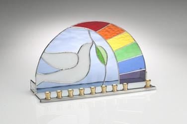 Susan Fullenbaum - Dove of Peace Menorah - ModernTribe