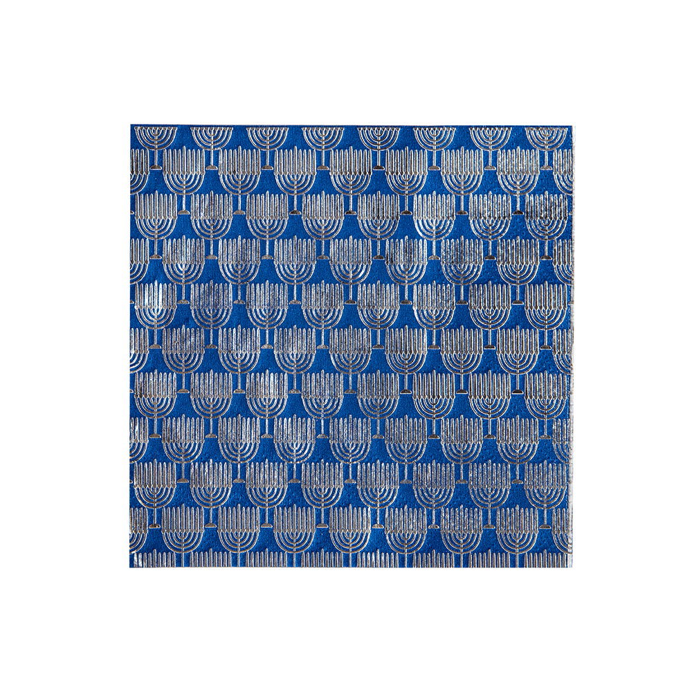 Jollity - Menorah Cocktail Napkins - Set of 20 - ModernTribe