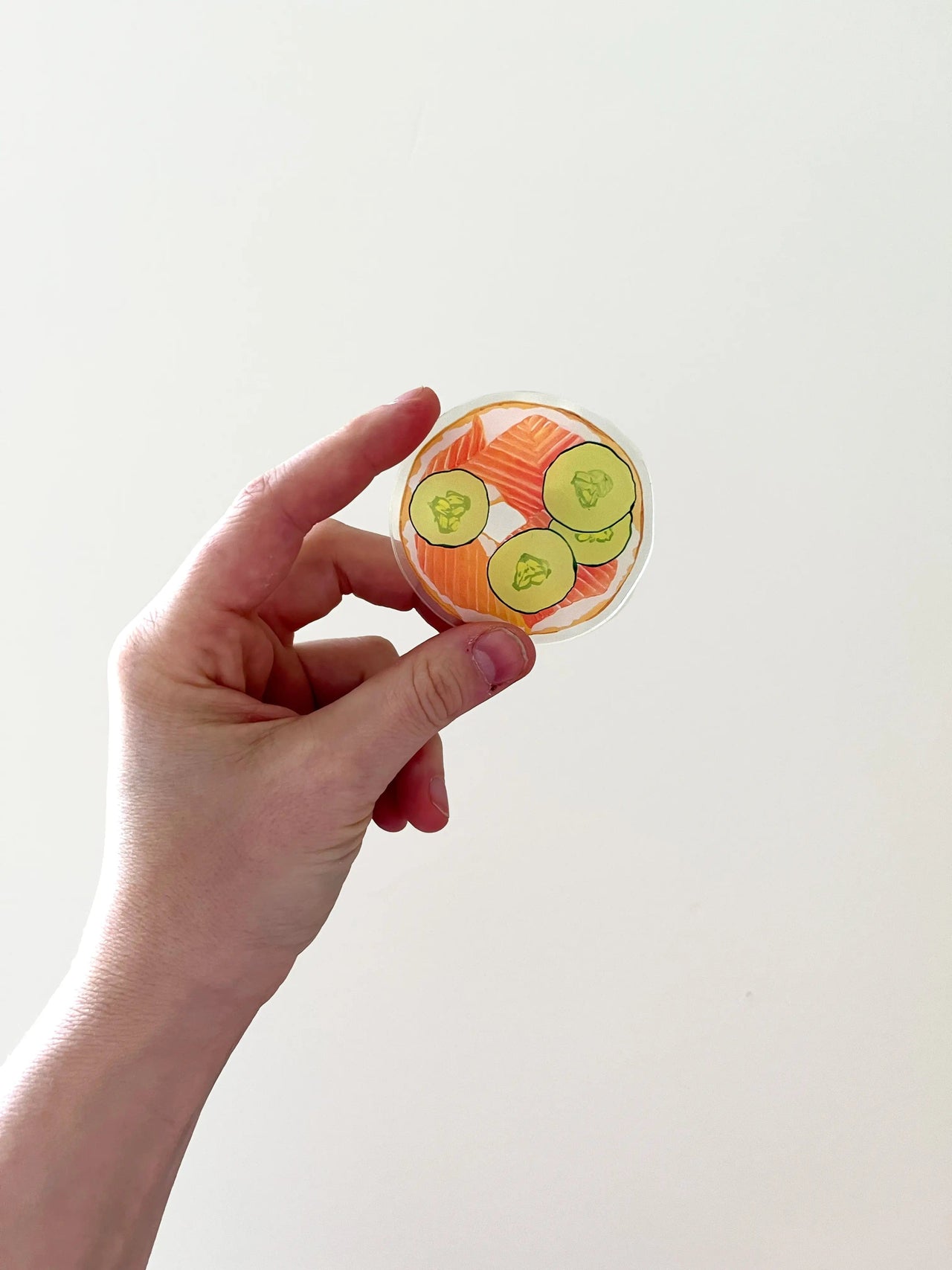 Drawn Goods - Foxy Loxy Bagel Magnet - ModernTribe