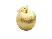 Classic Touch Decor Honey Dishes Gold Apple Shaped Honey Jar with Spoon - Gold or Silver
