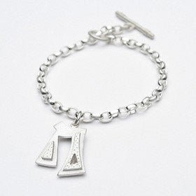 Chai Charm Bracelet by Emily Rosenfeld