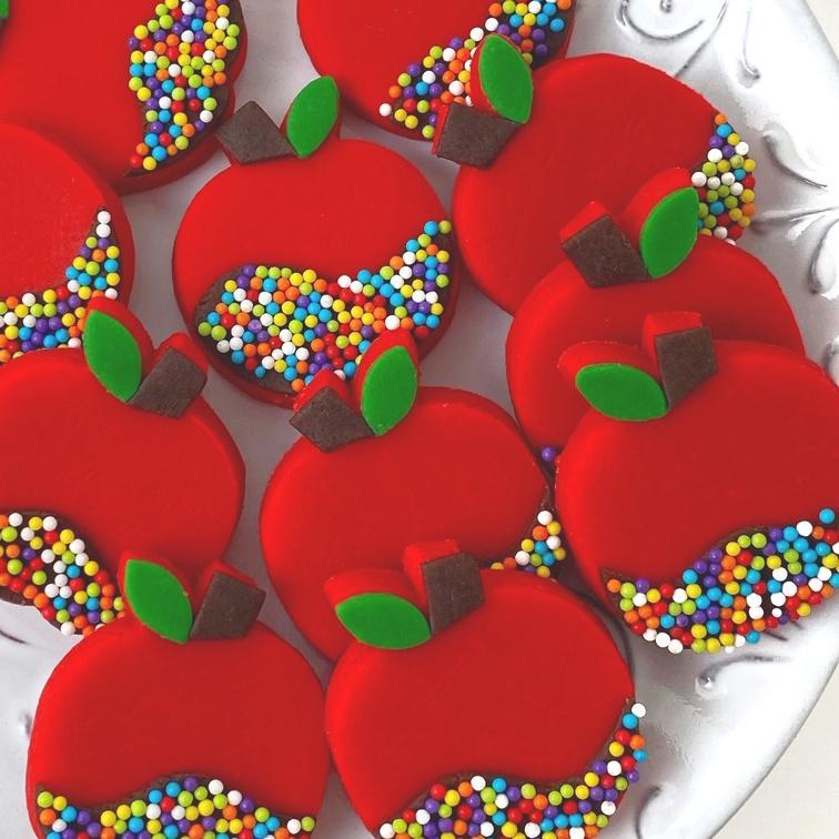 Marzipops - Marzipan Rainbow Sprinkle Apple Tiles - ModernTribe