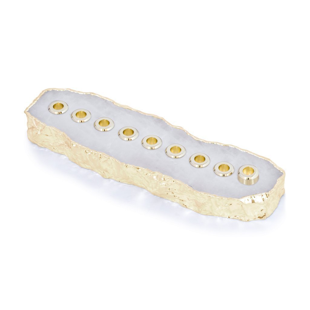Anna New York - Yachad Menorah by Anna New York - Quartz +Gold - ModernTribe