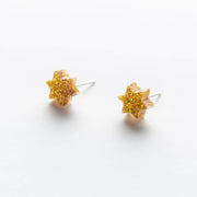 Ariel Tidhar Earrings Gold Glitter Mini Magen Studs - (Choice of Color)