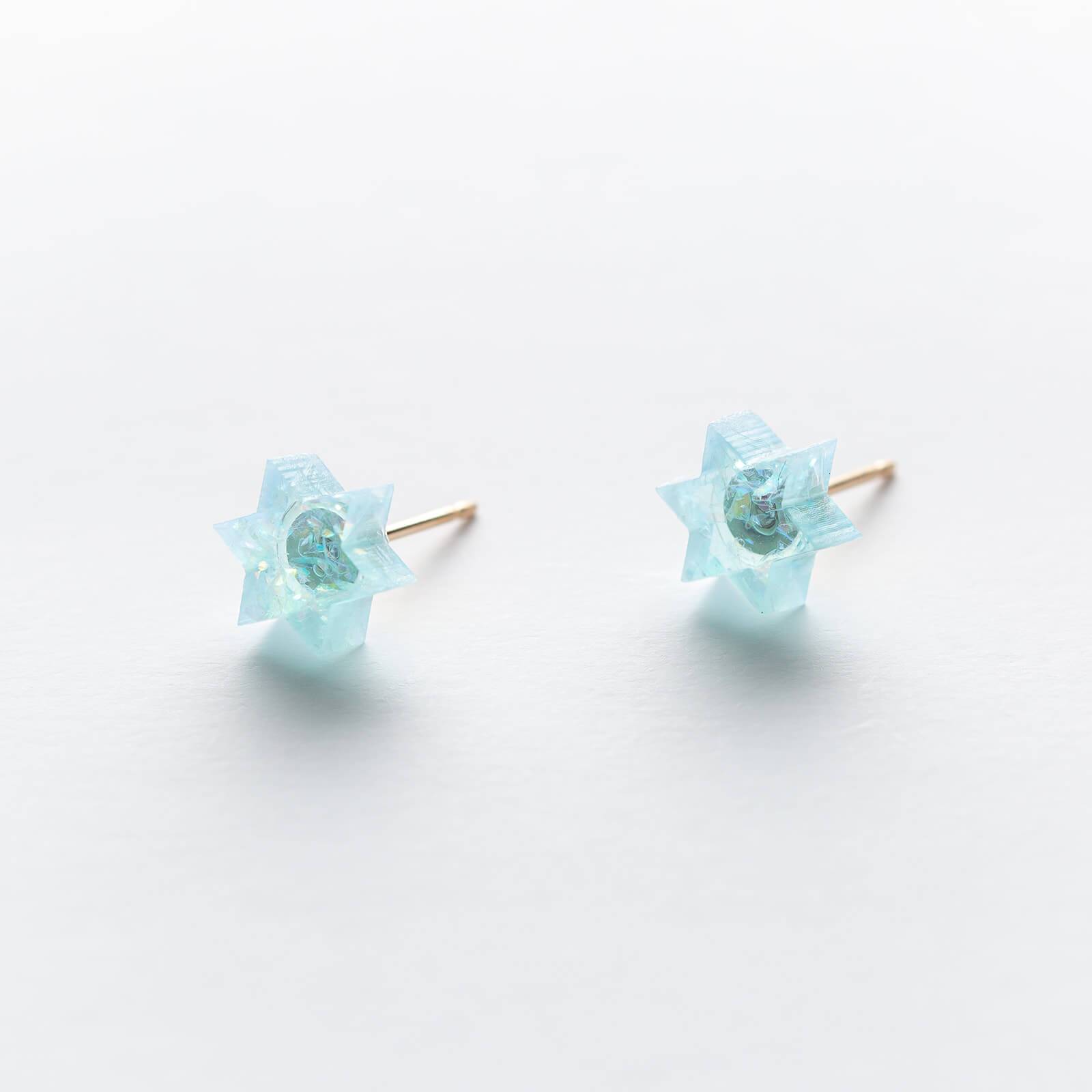 Ariel Tidhar Earrings Blue Opal Glitter Mini Magen Studs - (Choice of Color)