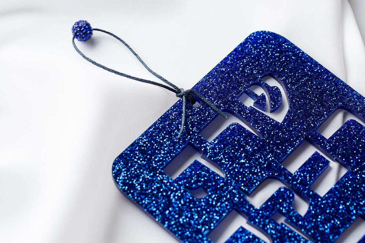 Ariel Tidhar - Matriarch's Wall Piece - Blue Ice Glitter - ModernTribe