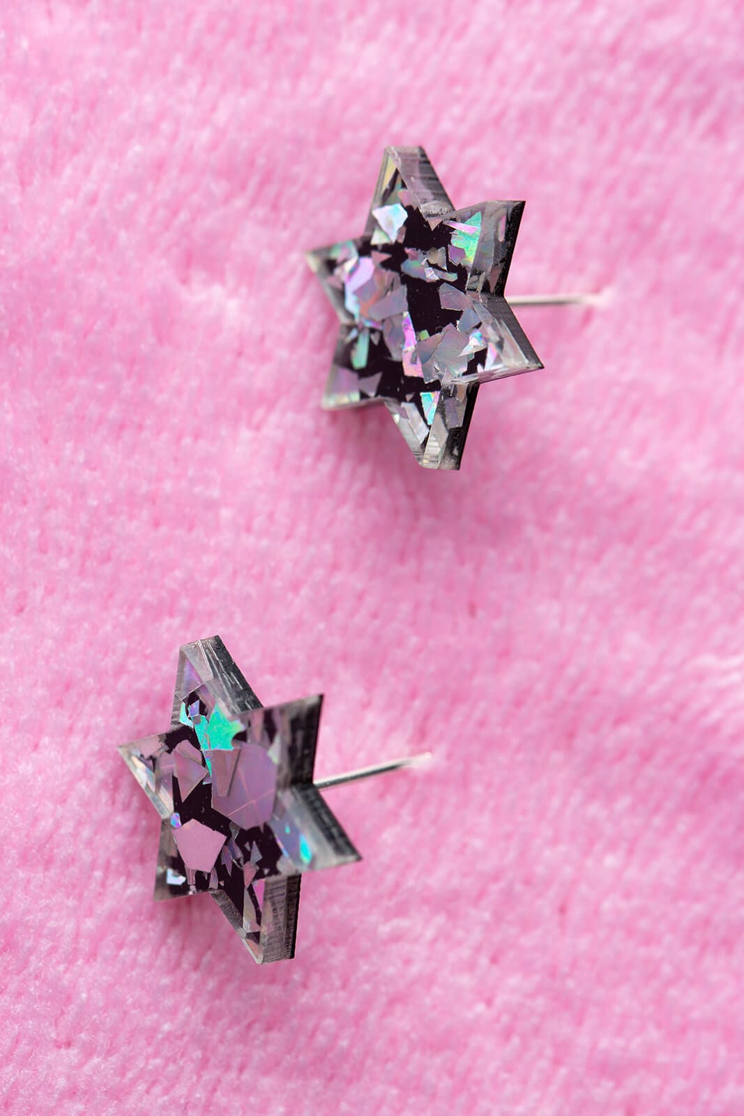 Ariel Tidhar - Holo Starry Night Retro Magen Studs Earrings - ModernTribe