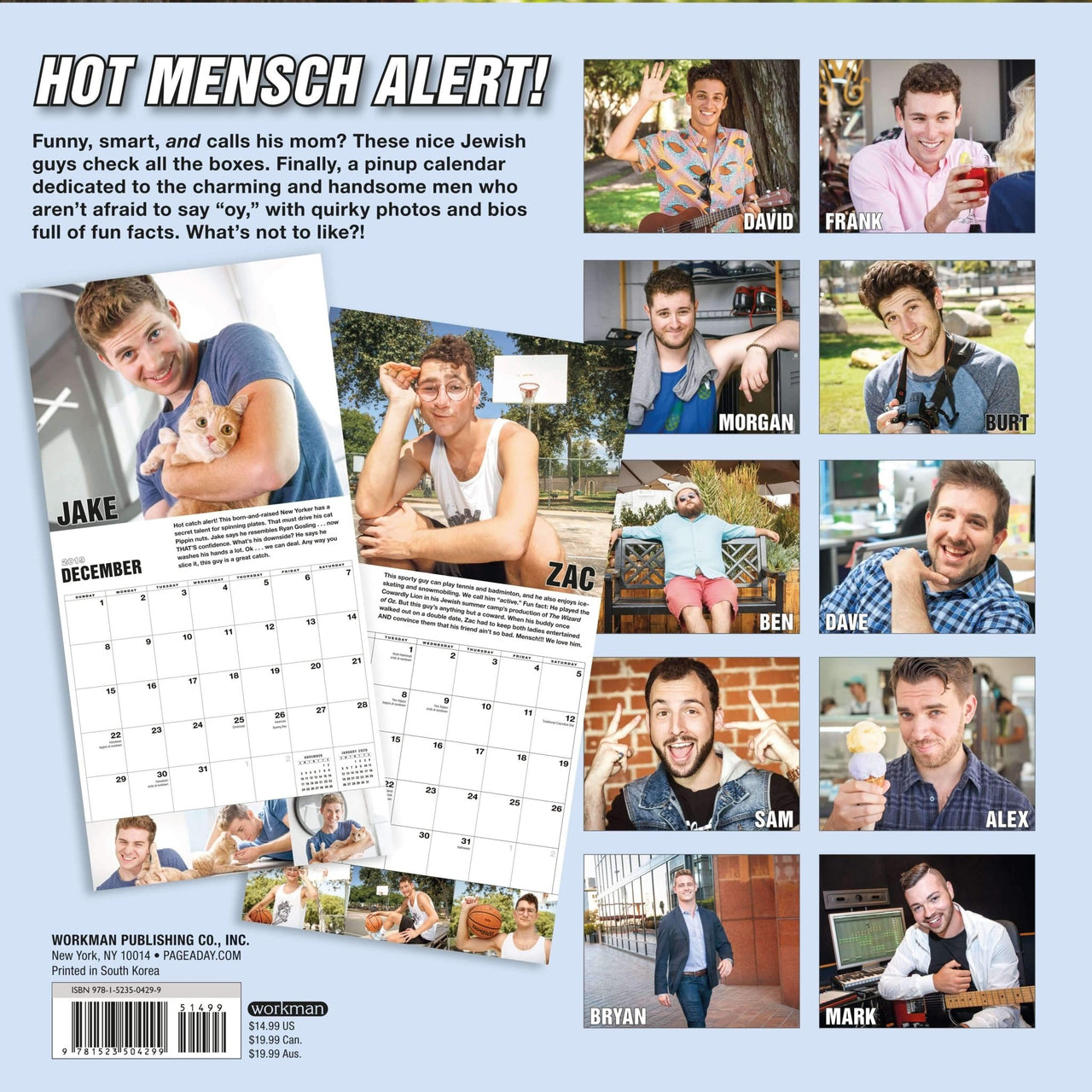 Nice Jewish Guys - Nice Jewish Guys Calendar 2019 - ModernTribe
