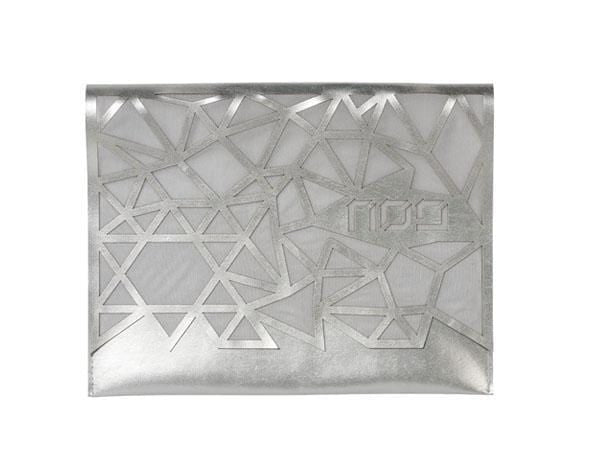 Apeloig Collection - Geometric Afikomen Bag - Champagne or Silver - ModernTribe