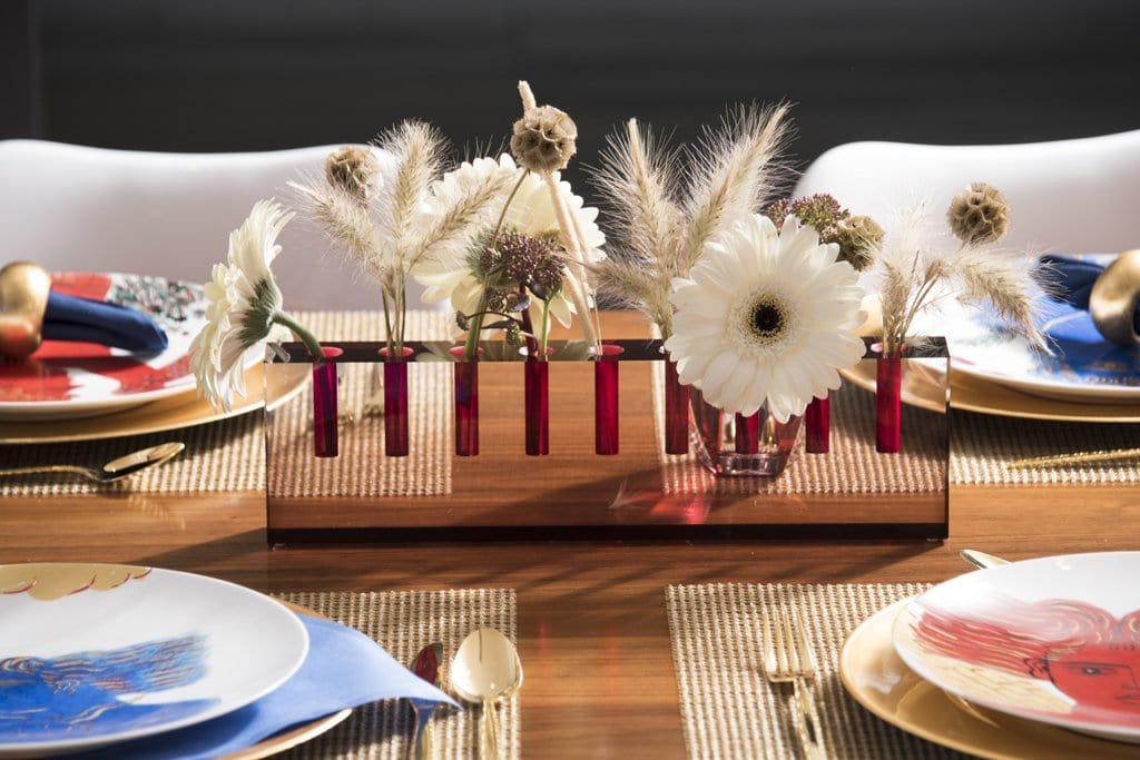 Apeloig Collection - Acrylic Oil Menorah - (Choice of Colors) - ModernTribe