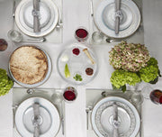Apeloig Collection Seder Plate Acrylic Seder Plate - Silver or White