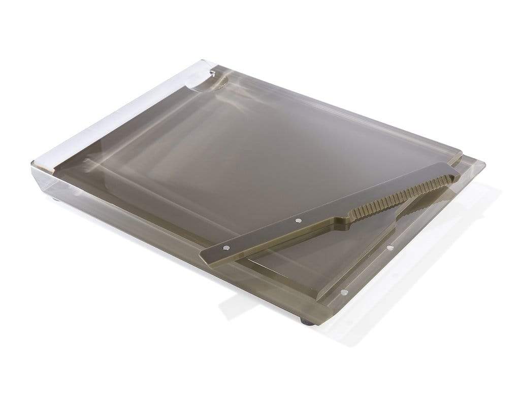 Apeloig Collection - Solid Acrylic Challah Board and Knife - ModernTribe