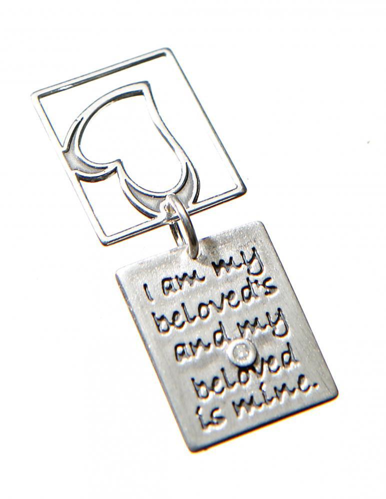 Alef Bet - Ani l'dodi Silver Necklace - ModernTribe