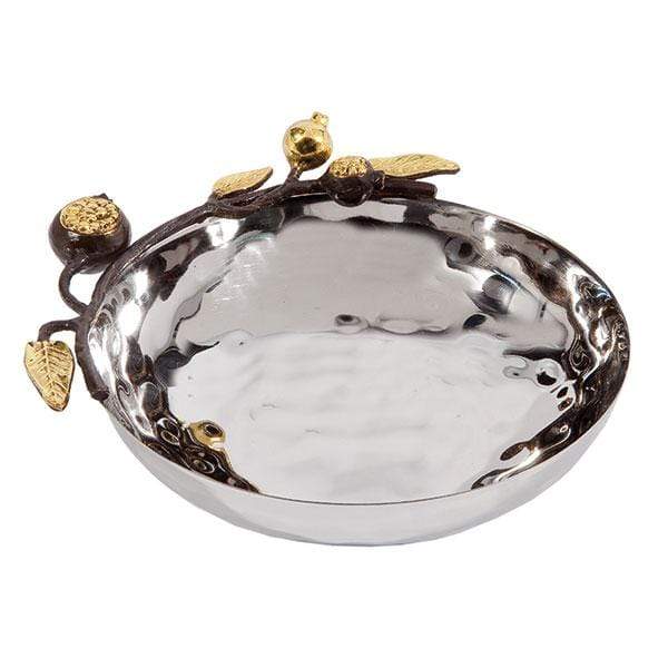 Yair Emanuel - Medium Stainless Steel Pomegranate Bowl by Yair Emanuel - ModernTribe