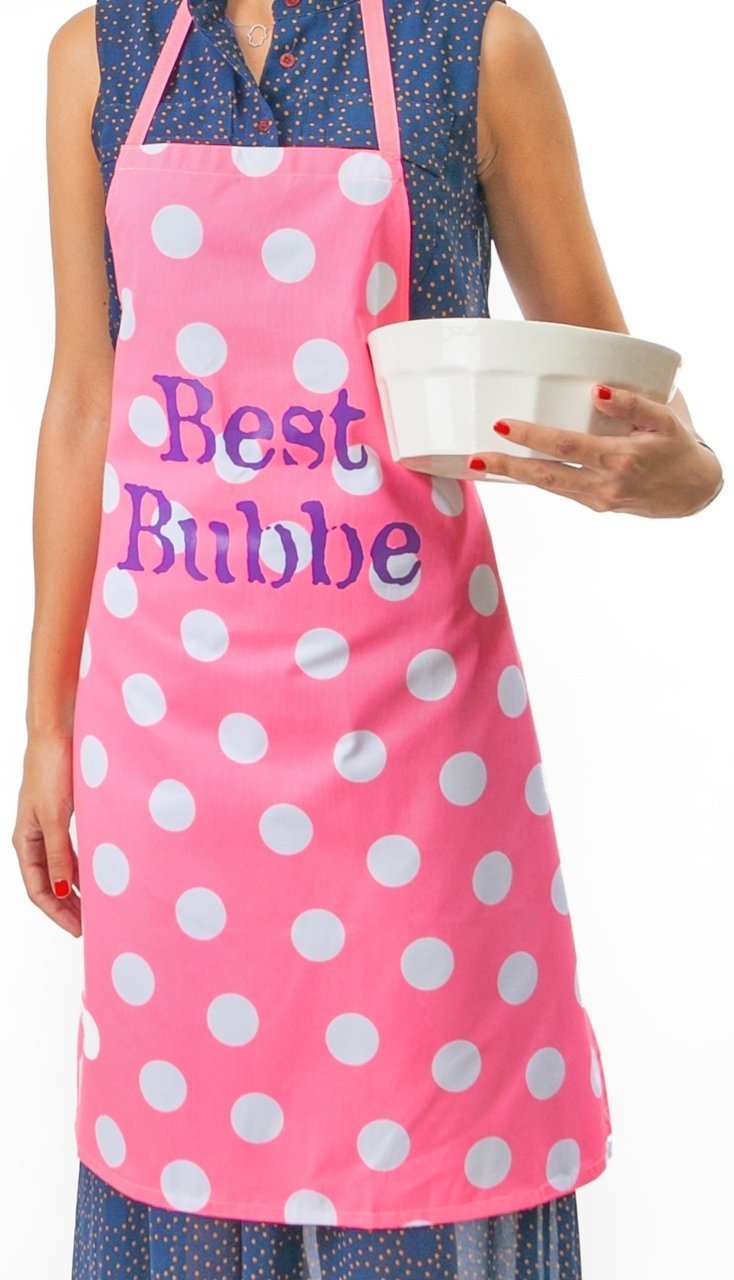 Barbara Shaw Aprons Pink Best Bubbe Pink Apron