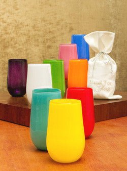 Mazel Tov Glass - Brights! Jewish Wedding Smash Glass - ModernTribe