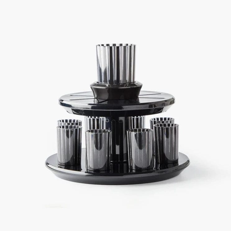 Apeloig Collection - Acrylic Kiddush Wine Fountain Set - (Choice of Color) - ModernTribe