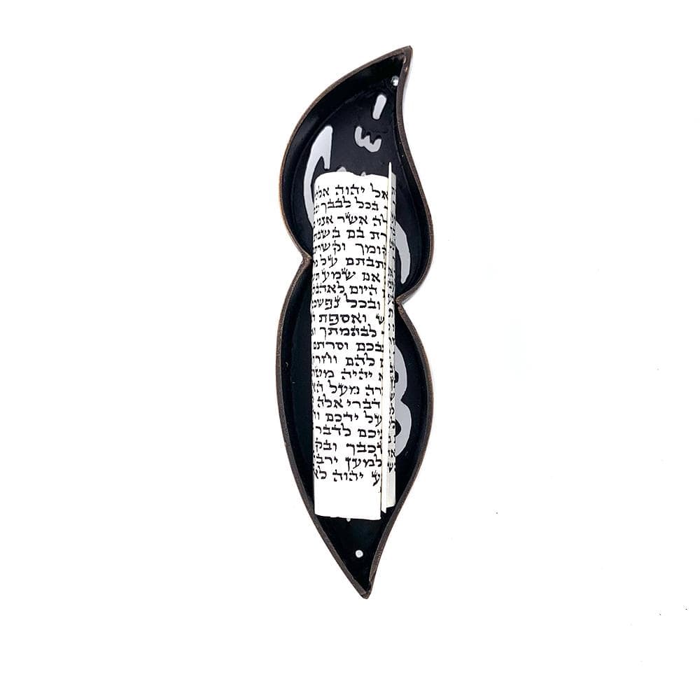 Aimee Golant - Hand in Hand Mezuzah - Bronze Plated Pewter - ModernTribe
