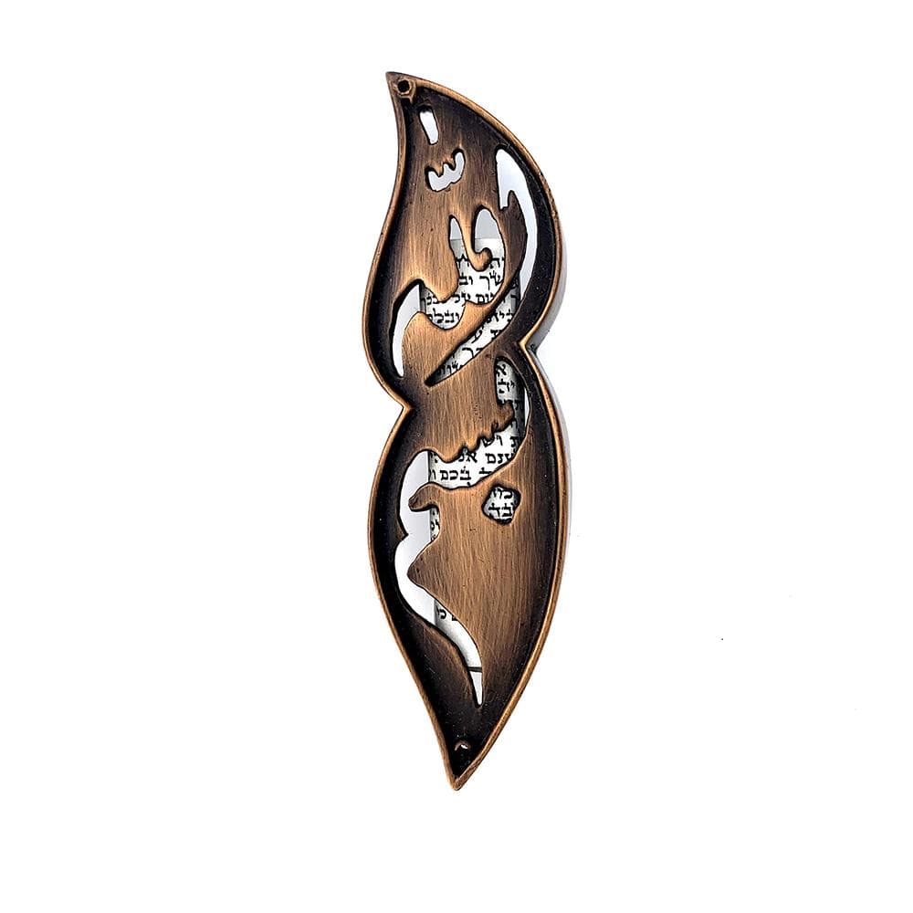 Aimee Golant - Hand in Hand Mezuzah - Bronze Plated Pewter - ModernTribe