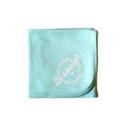 Oy Vey Baby Blanket Mint Green Bubbalah Solid Mint Onesie Set