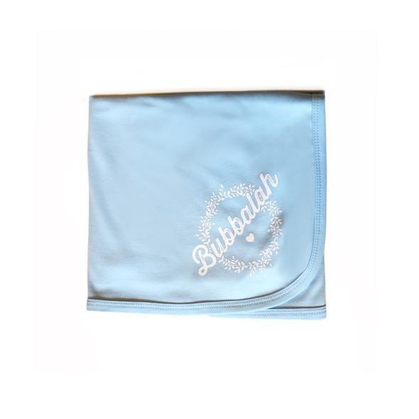 Oy Vey Baby - Bubbalah Solid Sky Blue Onesie Set - ModernTribe