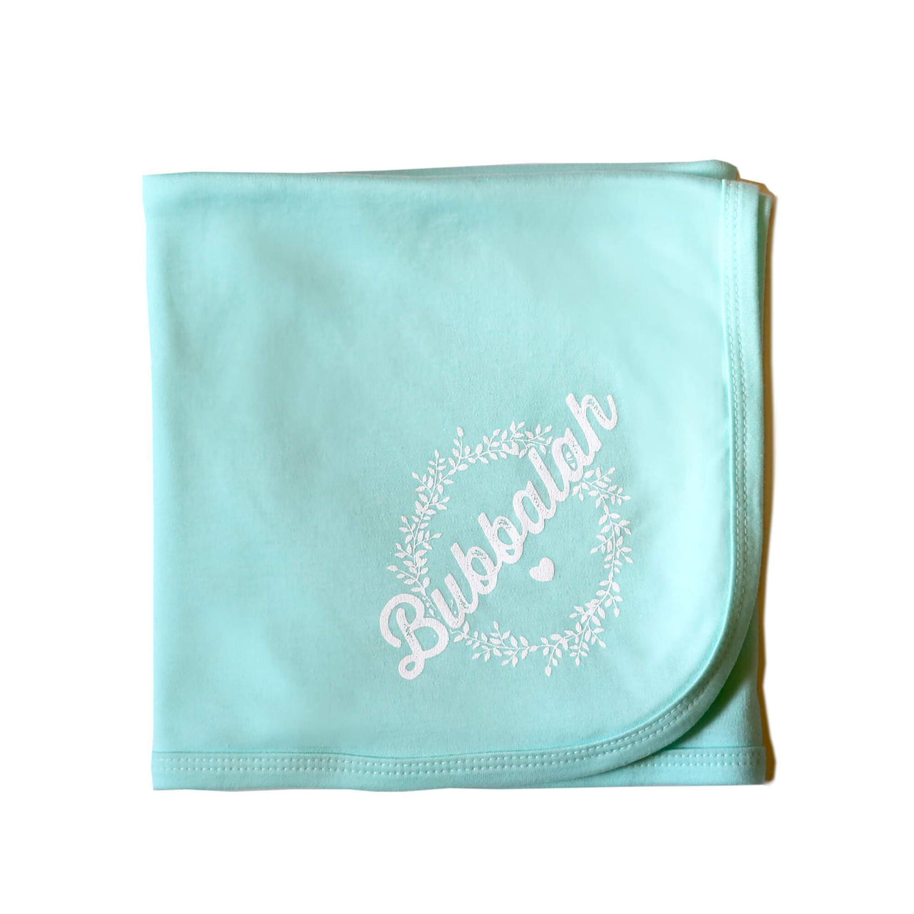 Oy Vey Baby - Mint Green Bubbalah Blanket - ModernTribe