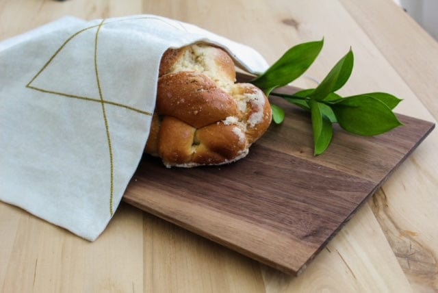 The Haggadah Collective - Star of David Embroidered Challah Cover - ModernTribe